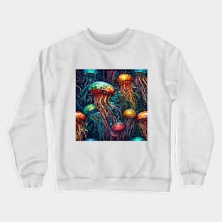 Mosaic Jellyfish Crewneck Sweatshirt